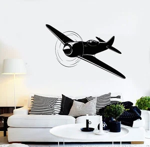 Vinyl Wall Decal Aircraft Airplane Plane Pilot Aviator Stickers (1964ig) - Picture 1 of 3