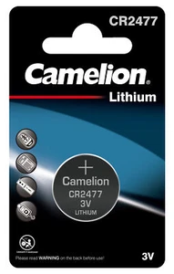 3x CR2477 3V Lithium Batterie Knopfzelle 3 Volt 950mAh Camelion Einzel-Blister - Bild 1 von 1