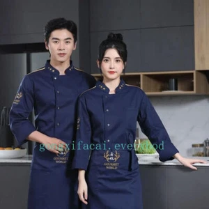 Premium Chef's Jacket for Kitchen Workwear in Food Service Industry Versatile - Picture 1 of 28