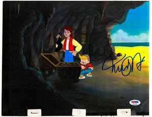 "Celda de animación de dibujos animados firmada "VOLVER AL FUTURO" MICHAEL J FOX PSA/ADN #AE41795 - Imagen 1 de 4