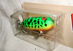 VINTAGE HEDDON TINY TORPEDO LURE 360GRA FLO.GREEN CRAW -Orange Belly; NOS-Disc - Picture 1 of 6