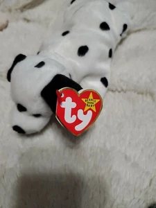 Peluche dálmata perro cachorro dálmata 8" gorro de peluche para bebés 1996 juguete de peluche animal - Imagen 1 de 4