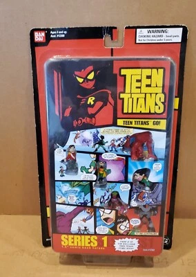 Bonecos TEEN TITANS Series 1, 1,5" Comic Book Heroes, NIP 2003,Slade,Puppet King - Imagem 1 de 4