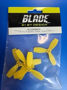 BLH04009YE Blade Torrent 110 FPV Drone Quadcopter 2" FPV Propellers Props Yellow - Picture 1 of 1