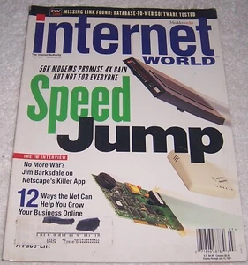 Internet World Magazine July 1997 56K Modems - Picture 1 of 1
