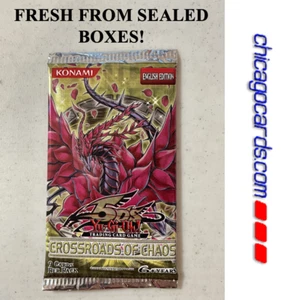 YuGiOh Crossroads of Chaos 9cd Booster Pack Sellado Inglés No 1a Edición SIN PESO - Imagen 1 de 9