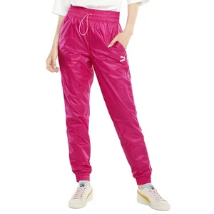 PUMA Iconic T7 Woven Track Pants Womens Pink Casual Athletic Bottoms 530240-14 - Picture 1 of 4