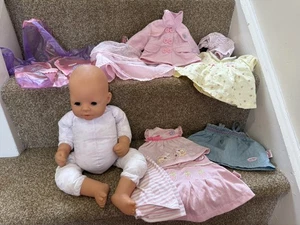 baby annabell And Baby Born Bundle Clothes Doll - Picture 1 of 6