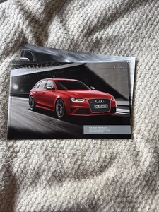 Official Audi RS4 Pricing And Spec Guide Oct 2012 In Fantastic condition - Picture 1 of 4