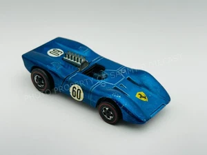 Hot Wheels Redline FERRARI 312P Blue HK Black Interior Very Nice !!! - Picture 1 of 6