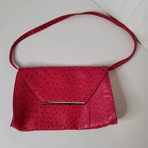 Hot Pink Textured Merona Clutch Ppurse Inside Pocket with Zipper Medium Size - Picture 1 of 7