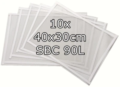 MANTERO 10x Pellicola Protettiva 400x300mm Cabina Sabbiatrice 40x30cm Sabbiatrice SBC 90 P1
