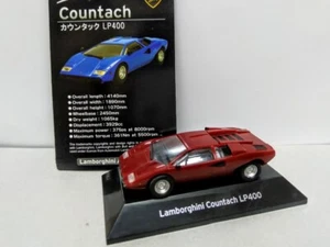 F-Toys 1/64 Sport Racing Car Lamborghini Countach LP400 Red - Picture 1 of 4
