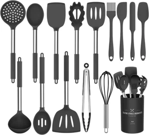 Juego de utensilios de cocina de silicona, Umite Chef, 15 piezas - Picture 1 of 12