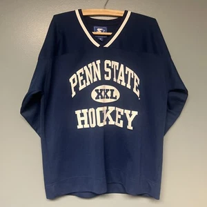 Vintage Penn State Starter Hockey Jersey Navy Medium Rare NCAA - Picture 1 of 8