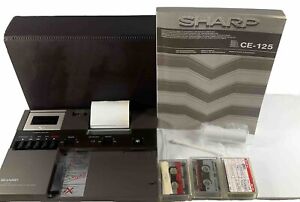 Sharp - CE 125 - Printer and Microcassette Recorder  PC1251 Pocket computer