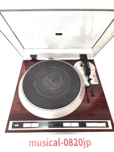 Denon DP-37F totalmente automático tocadiscos marrón cubierta antipolvo - Imagen 1 de 5