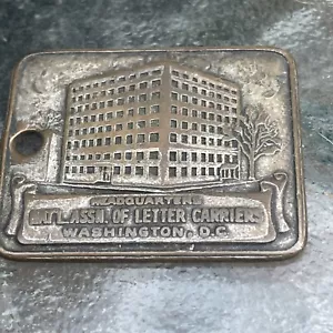 1952 NATIONAL ASSOCIATION of BRIEFTRÄGER Metall SCHLÜSSELANHÄNGER Washington DC USA - Bild 1 von 8