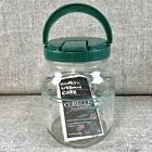 Corning Corelle Rosemarie Tulips Glass Tea Jug Jar and Plastic Lid with Handle