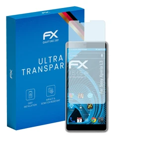 atFoliX 3x Screen Protection Film for Sony Xperia L3 Screen Protector clear - Picture 1 of 8