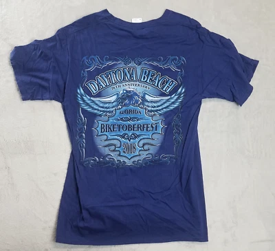 Daytona Beach 26th Annual Biketoberfest 2018 T-Shirt Mens Medium M Foto 1 de 4
