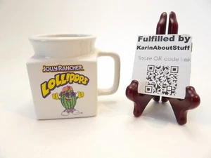 Taza de café vintage Square Jolly Rancher Candy Lollipop Lollipops de la década de 1990 - Imagen 1 de 5