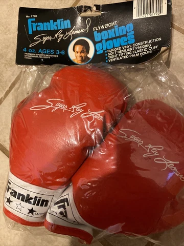 Franklin - Sugar Ray Leonard - Flyweight Boxing Gloves No. 1790 - 4 oz. Ages 3-6 Cover