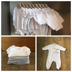 Tiny/Early/ Premature Gender Neutral / Unisex Boy / Girl Baby Clothes Bundle.