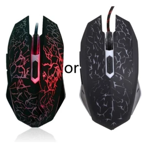 Gaming Mouse Wired Wireless USB Rechargeable Computer PC 2400 DPI Wired Mouse - Picture 1 of 8