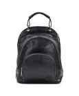 Patricia Nash Black Heritage Leather Alencon Backpack Bag Purse