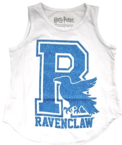 Harry Potter Youth Girls Ravenclaw Glitter Tank Shirt New S, L - Picture 1 of 1
