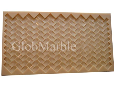 Wall Panel Concrete Mold. Plait Mosaic Concrete Tile Rubber Mould MS 841  - Image 1 of 2