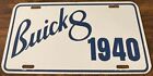 1940 Buick 8 Booster License Plate