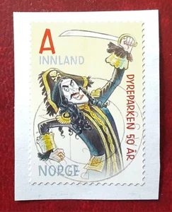 NORUEGA 2016 A Innland Zoo Pirate On Piece Bullseye SOTN Scott 1802 Excelente 7880 - Imagen 1 de 2