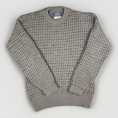 VTG Pendleton Lobo Sweater Mens S Gray Knit USA Made - Image 1 of 4
