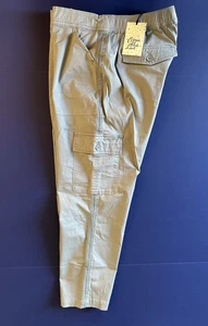 Cosmic Blue Love Khaki Cargo Ankle Hose Shadow Mint Gr. 32 / US 14 NEU - Bild 1 von 11