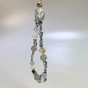 Y2K Beaded Phone Chain Luxury Wrist Short Rope Bag Phone Accessories - Photo 1 sur 8