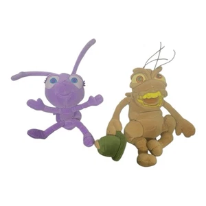 Disney A Bugs Life Plush Lot: Princess Dot & PT Flea 8 Inch Stuffed Animal READ - Picture 1 of 6