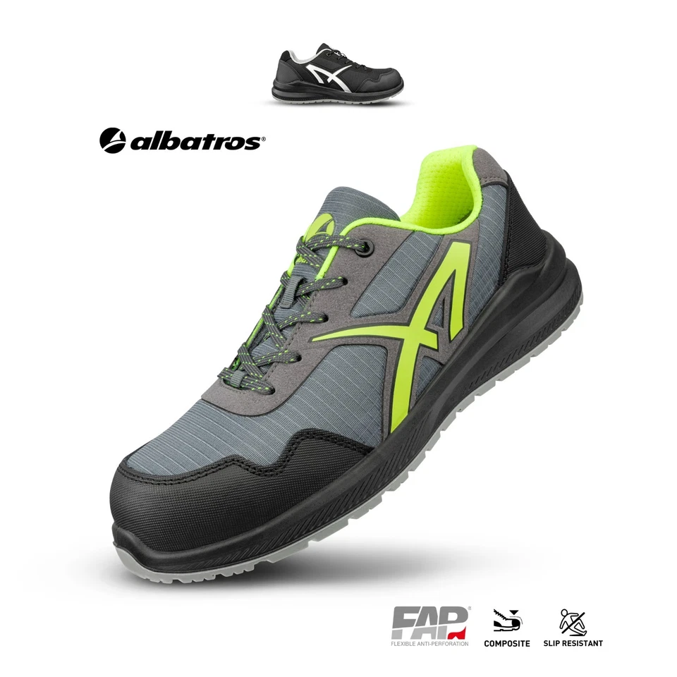 ALBATROS Drifter LOW S1P Herren Damen Sicherheitsschuhe Arbeitsschuhe vegan neu  - Bild 1 von 1