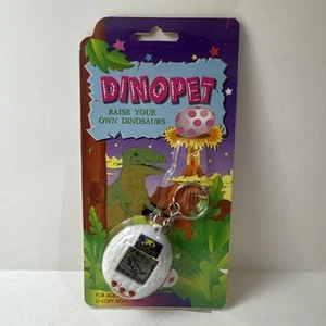 Dinopet Virtual Dinosaur Pet Tamagotchi-Like Dino Egg White Red VINTAGE 1997 NEW - Picture 1 of 5