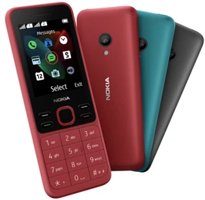 Nokia 150 New Mobile Phone Unlocke Dual Sim Big Buttons Simfree Handset UK - Picture 1 of 24