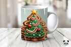 Weihnachtsbaumpl&#228;tzchen 3D Tasse Kaffeetasse