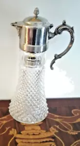 Vintage Claret Krug/Weinkaraffe mit innerem Eiseinsatz. Aus einem Nachlass in Maine. - Bild 1 von 10
