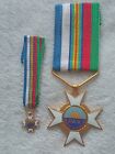 Commander Pax Merit Interallie lot miniature medal MÉDAILLE DU MÉRITE FRANCE