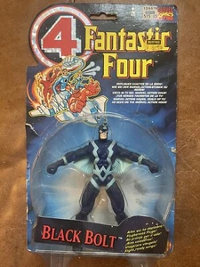 VINTAGE TOYBIZ FANTASTIC FOUR 4 BLACK BOLT FIGURE MOC - MAKE GREAT NEW YEAR GIFT - Picture 1 of 11