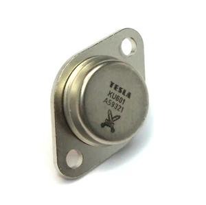 Transistor KU601 probado TESLA NPN 60V 3A 10W - excedente militar - Imagen 1 de 4