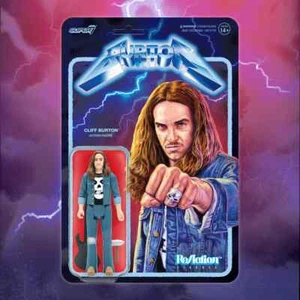 Super7 Metallica Cliff Burton - ReAction Figure - Ride the Lightning Unpunched - Picture 1 of 7