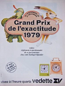 PUBLICITÉ DE PRESSE 1979 RÉVEIL VEDETTE VIVEZ A L'HEURE QUARTZ - ADVERTISING - Picture 1 of 1