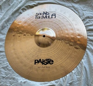 1998 Paiste 20" Full Ride Cymbal ~ Sound Formula ~ Professional Standard drums - Picture 1 of 8