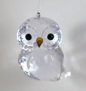 X3 Clear OWL Crystal Expressions Figur ORNAMENT Sonnenfänger Ganz acry-739 - Bild 1 von 11